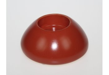 Keramický svícen Patt červený  9cm