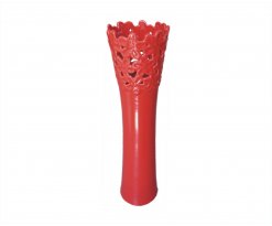 Keramická váza Ikaria S červená