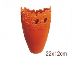 Keramická váza šir S  Margarita orange