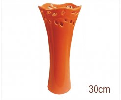 Keramická váza V Jasmine orange