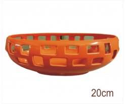 Keramická miska ovál  V Dyo orange