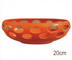Keramická miska oval V Uniform orange