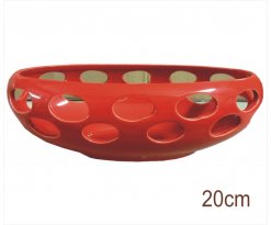 Keramická miska oval V Uniform červená